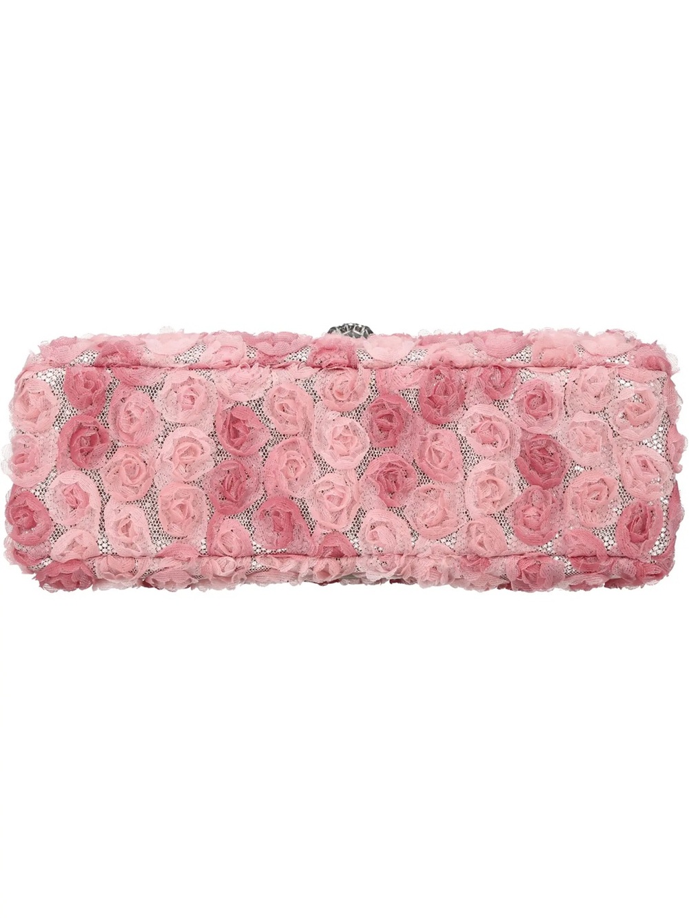 Kurt Geiger the Kensington Pink Rose-Appliqué Chain Shoulder Bag - Picture 8 of 16
